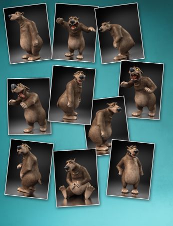 Snuggles the Toon Bear