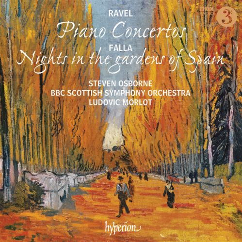 Steven Osborne, BBC SSO, Ludovic Morlot - Ravel: Piano Concertos; Falla Nights in the gardens of Spain (2017)