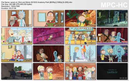 Rick and Morty S01E03 Anatomy Park BDRip 1080p h.265