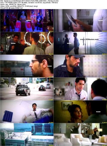 A Gentleman 2017 Hindi 1CD PRE x264 AAC Hon3y