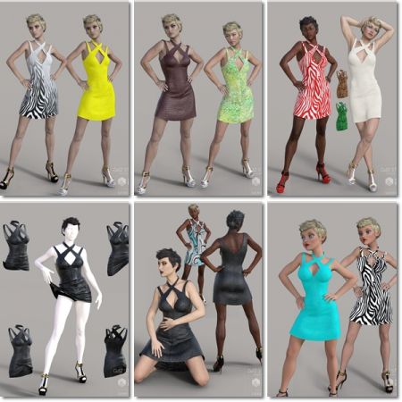 Leather Dress for Genesis 3 Female(s)