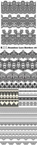 Vectors - Seamless Lace Borders 18