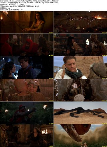 The Mummy Returns 2001 1080p Bluray AC3 x264 AdiT
