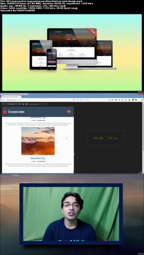 Learn PSD to Responsive Parallax HTML/CSS Web Design