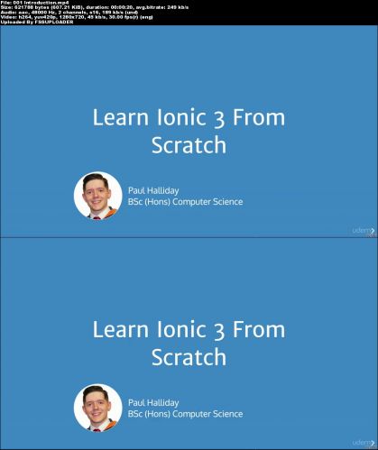 Learn Ionic 3 From Scratch