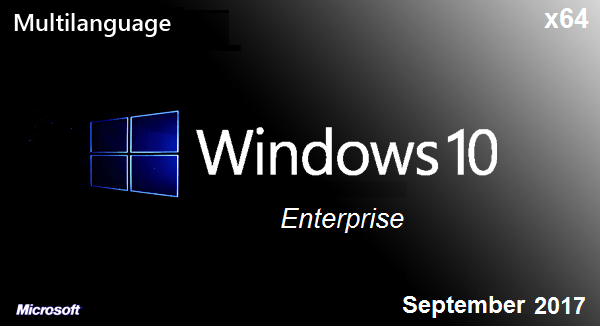 Windows 10 Enterprise X64 v1607 Build 14393.1715 LTSB Multi-18 September 2017
