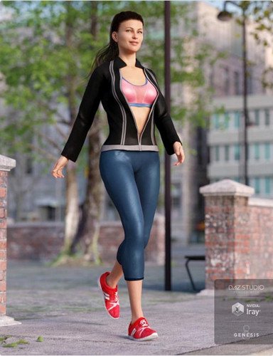 Active Wear for Genesis 8 Female(s) 