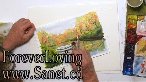 Painting a Boat in Water