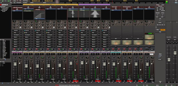 mixbus 32c color multiple tracks