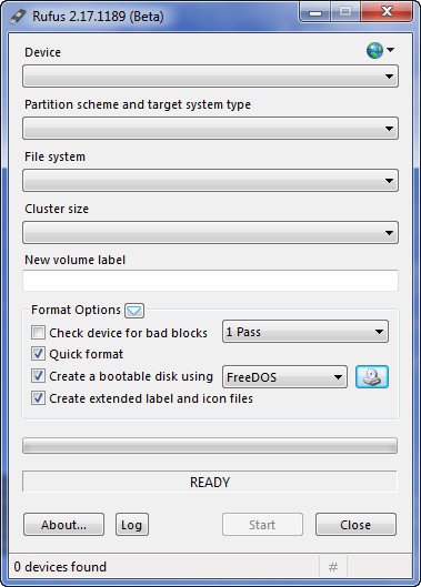 Rufus 2.17.1189 Beta