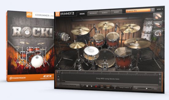 Toontrack EZX Rock Update v1.5.3 (WiN/MacOSX)