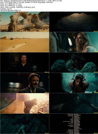 The Mummy 2017 720p BluRay Hindi English DD 5.1 LOKI M2Tv