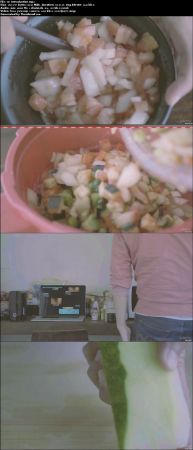 Microwave Pressure Cooker: Summer vegetables + Bitter Melon