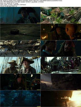 Pirates of the Caribbean Dead Men Tell No Tales 2017 720p BRRIP X264 AC3-DiVERSiTY