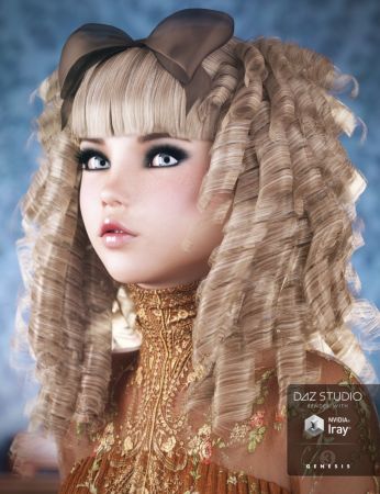 Goldie Locks Hair For Genesis 3 Female(S)