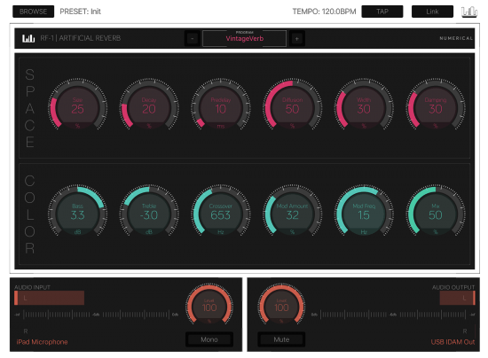 Numerical Audio RF-1 Algorithmic Reverb v.1.0.4