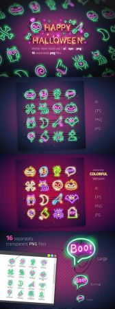 CM - Halloween Neon Icons 1782765