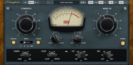 Klanghelm MJUC variable-tube compressor v1.2.0 RETAiL (WiN/MacOSX)