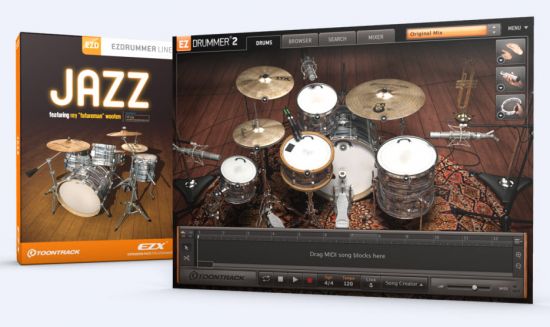 Toontrack EZX Jazz Update v1.5.1 (WiN/MacOSX)