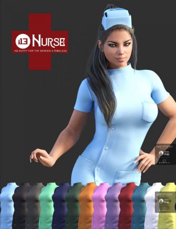 i13 Nurse Outfit for the Genesis 3 Female(s)