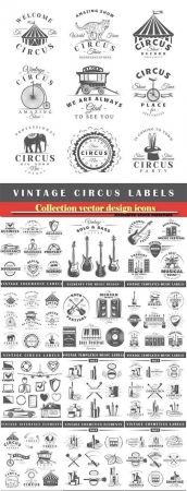 Collection vector design icons
