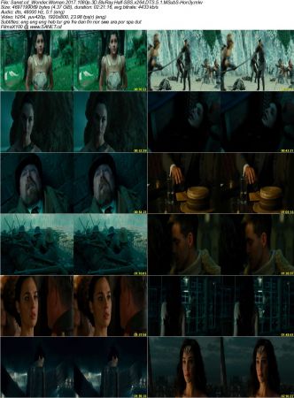 Wonder Woman 2017 1080p 3D BluRay Half-SBS x264 DTS 5.1 MSubS-Hon3y