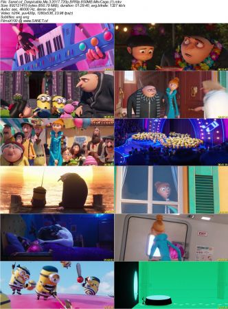 Despicable Me 3 2017 720p BRRip 850MB MkvCage