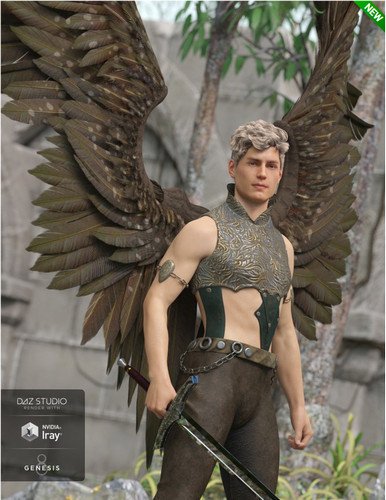 Morning Star Wings for Genesis 3 and Genesis 8 Male(s) 