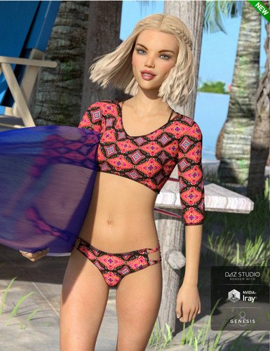 Surfer Outfit and Surfboard for Teen Josie 8 