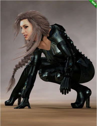 Cyber Siren Outfit for Genesis 8 Female(s) 
