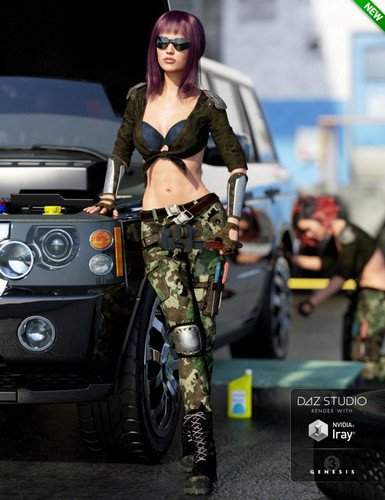 The Mechanic Outfit for Genesis 3 Female(s) 