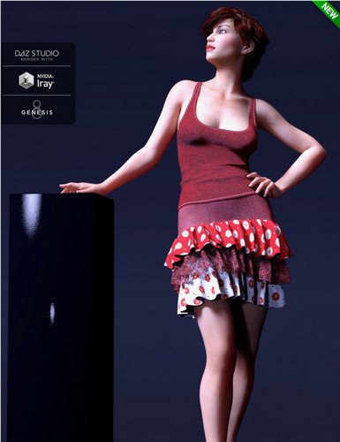 Harmonious Discord Outfit for Genesis 8 Female(s) 