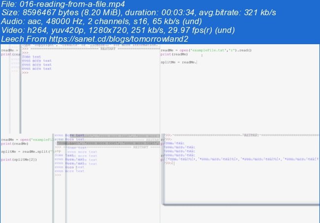 Python Programming for Beginners 2017