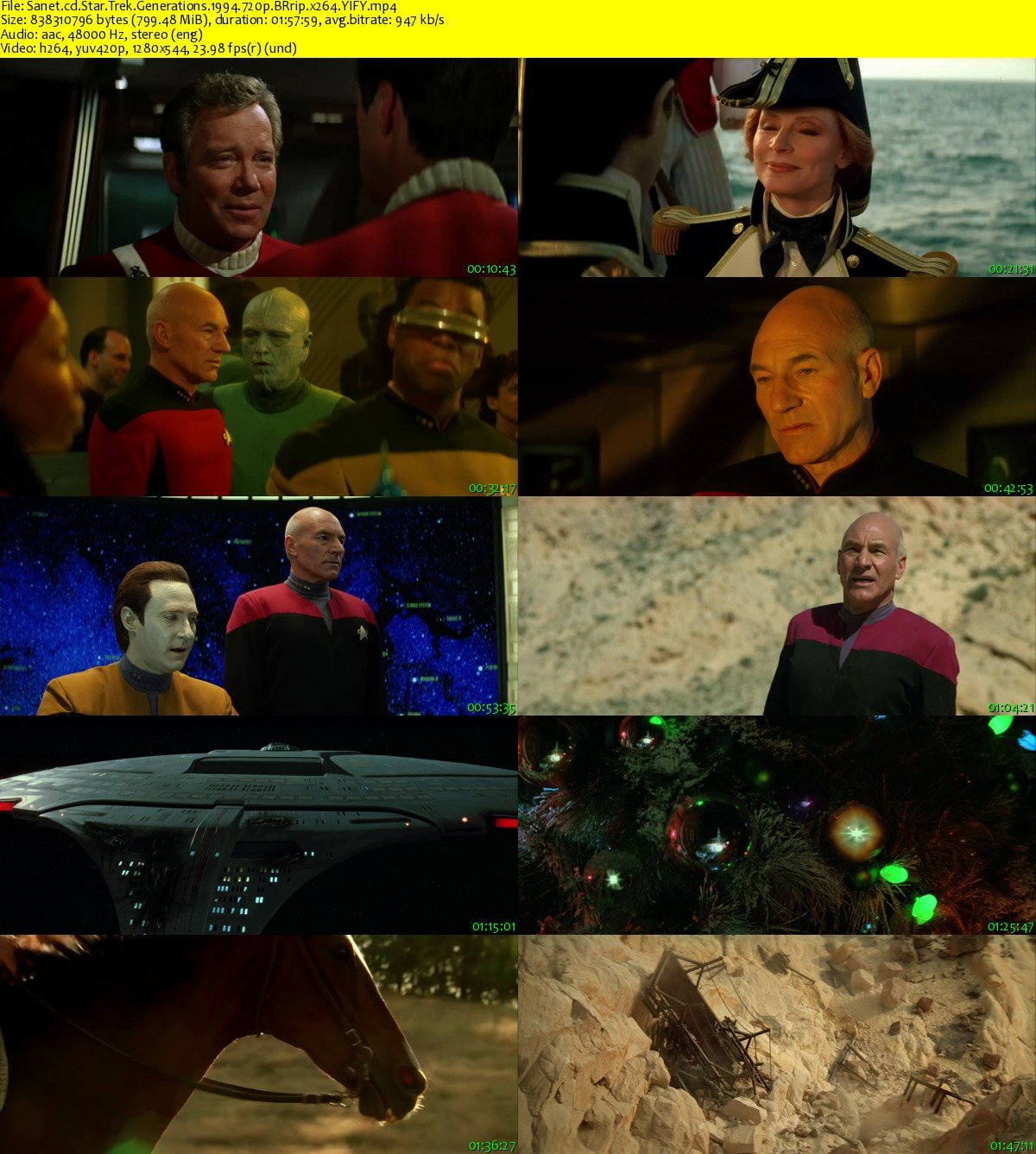 Star Trek II: The Wrath of Khan YIFY subtitles