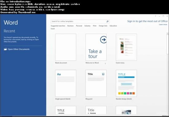 A Beginners Guide to Microsoft Word in 30 minutes