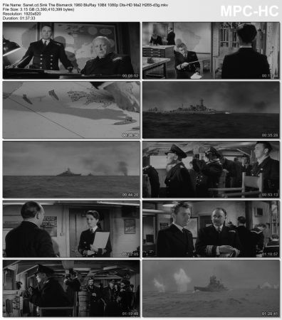 Sink The Bismarck 1960 BluRay 10Bit 1080p Dts-HD Ma2 H265-d3g