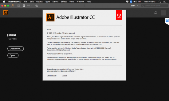 Adobe Illustrator CC 2018 v22.0.0.243 macOS