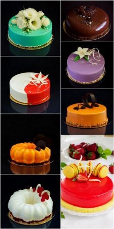 Modern Cake - 8 UHQ JPEG Stock Images