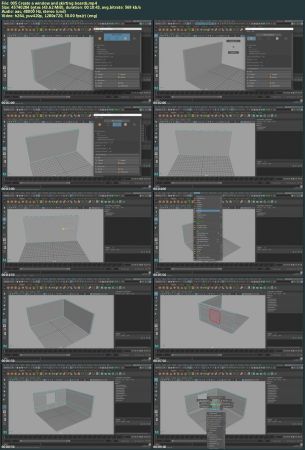 Maya 2017 Quickstart - Create a Low poly scene for Beginners