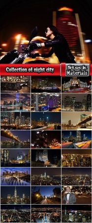 Collection of night city urban night life light lights road skyscraper metropolis 25 HQ Jpeg