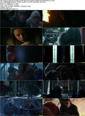 War for the Planet of the Apes 2017 BluRay 1080p DTS x264-PRoDJi 