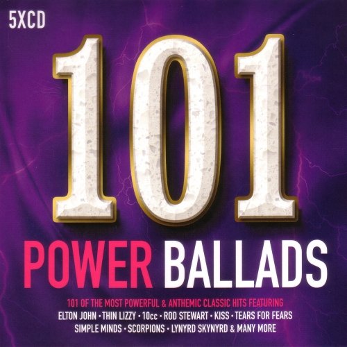 VA - 101 Power Ballads 5CD (2017)