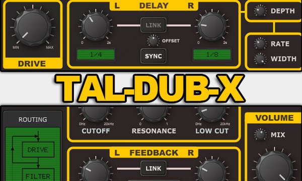 Togu Audio Line TAL-Dub-X v1.0.3 MacOSX