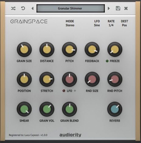 Audiority GrainSpace v1.2.1 MacOSX