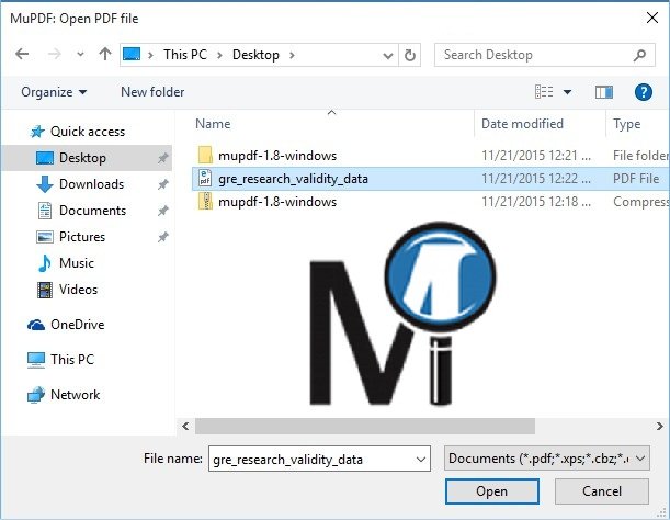 MuPDF 1.11 Portable