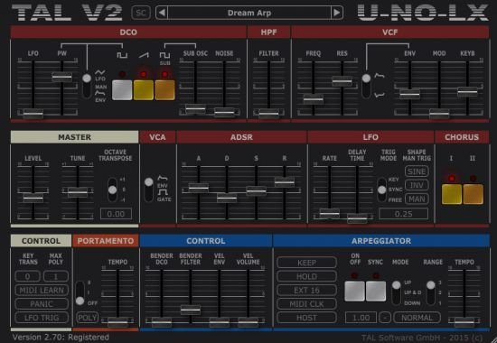 Togu Audio Line TAL-U-NO-LX v2.86 MacOSX