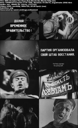 BBC - October: Ten Days that Shook the World (1928) 720p HDTV x264 MVGroup