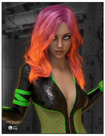 Seema Hair for Genesis 3 Female(s) 