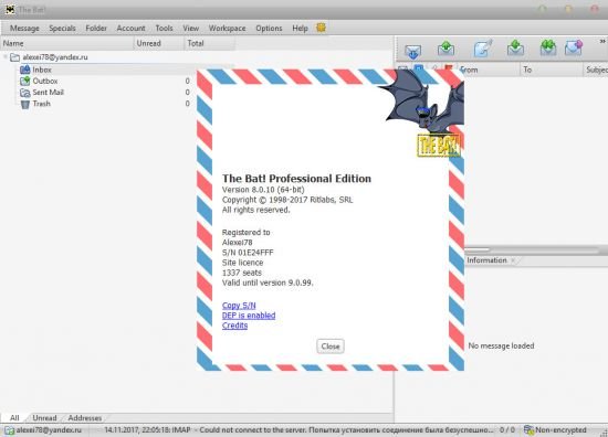 The Bat! Professional Edition 8.0.10 Multilingual