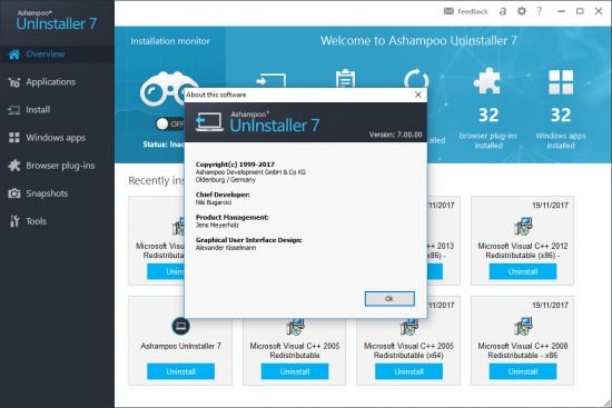 Ashampoo UnInstaller 7.00.00 Multilingual